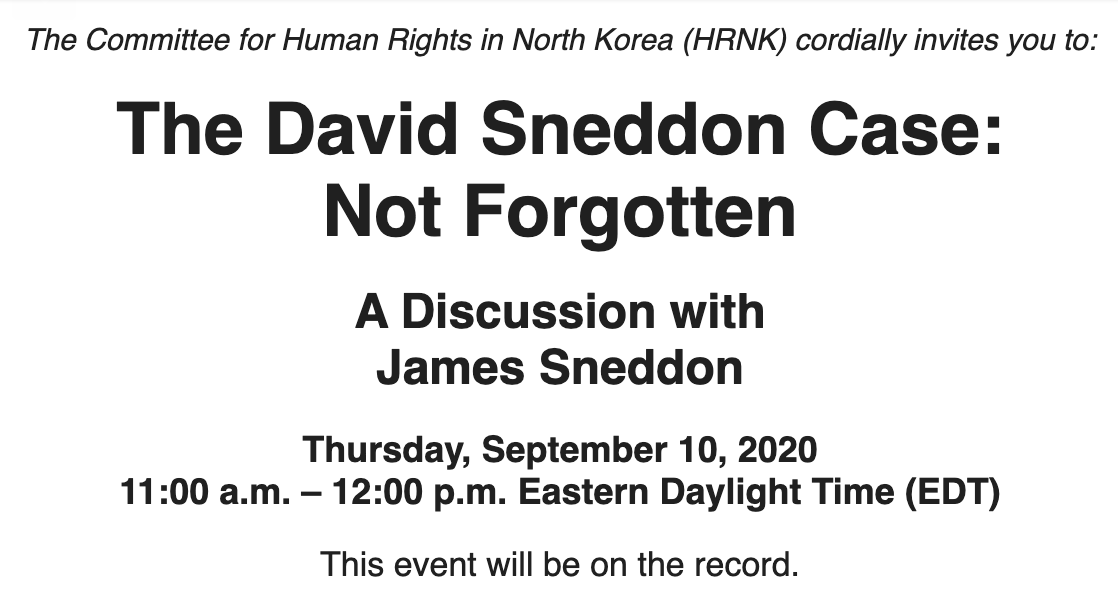 The David Sneddon Case: Not Forgotten