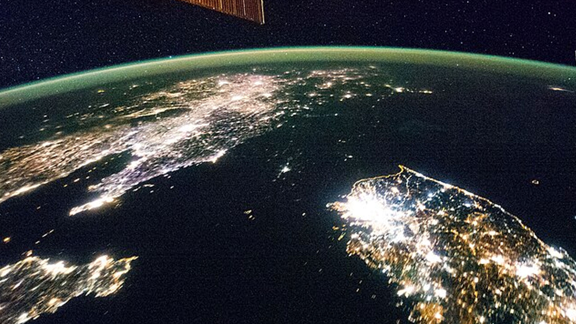 North Korea Satellite Image.