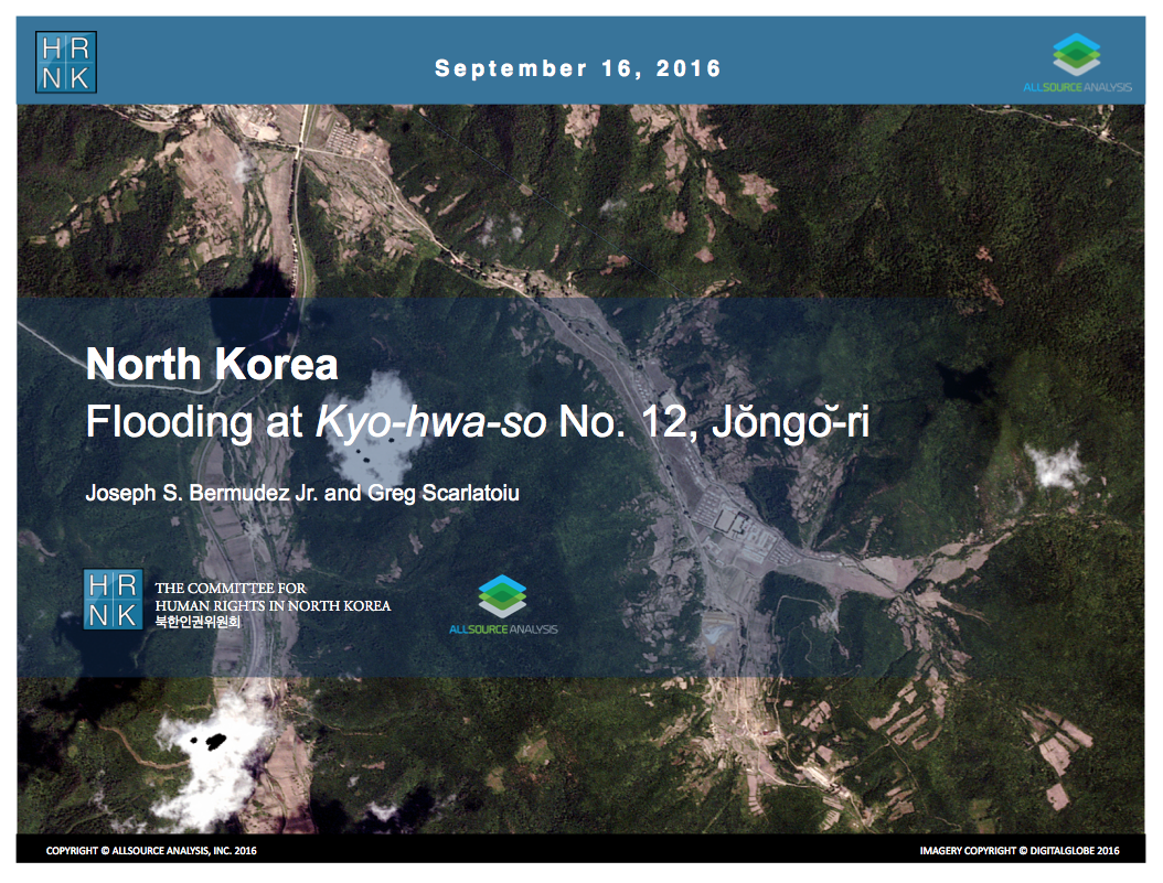 Satellite image of North Korean prison camp.